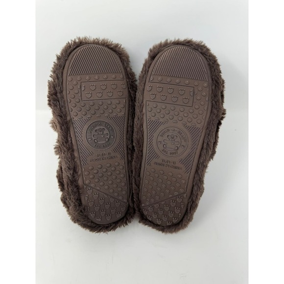 Build a Bear Workshop Brown Blue Eyed Monkey Child Slippers Youth Size XL (3-4) - Picture 14 of 15